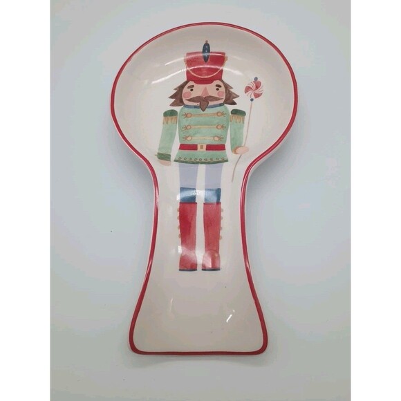 Sur La Table Nutcracker Spoon Rest Christmas - Picture 1 of 4